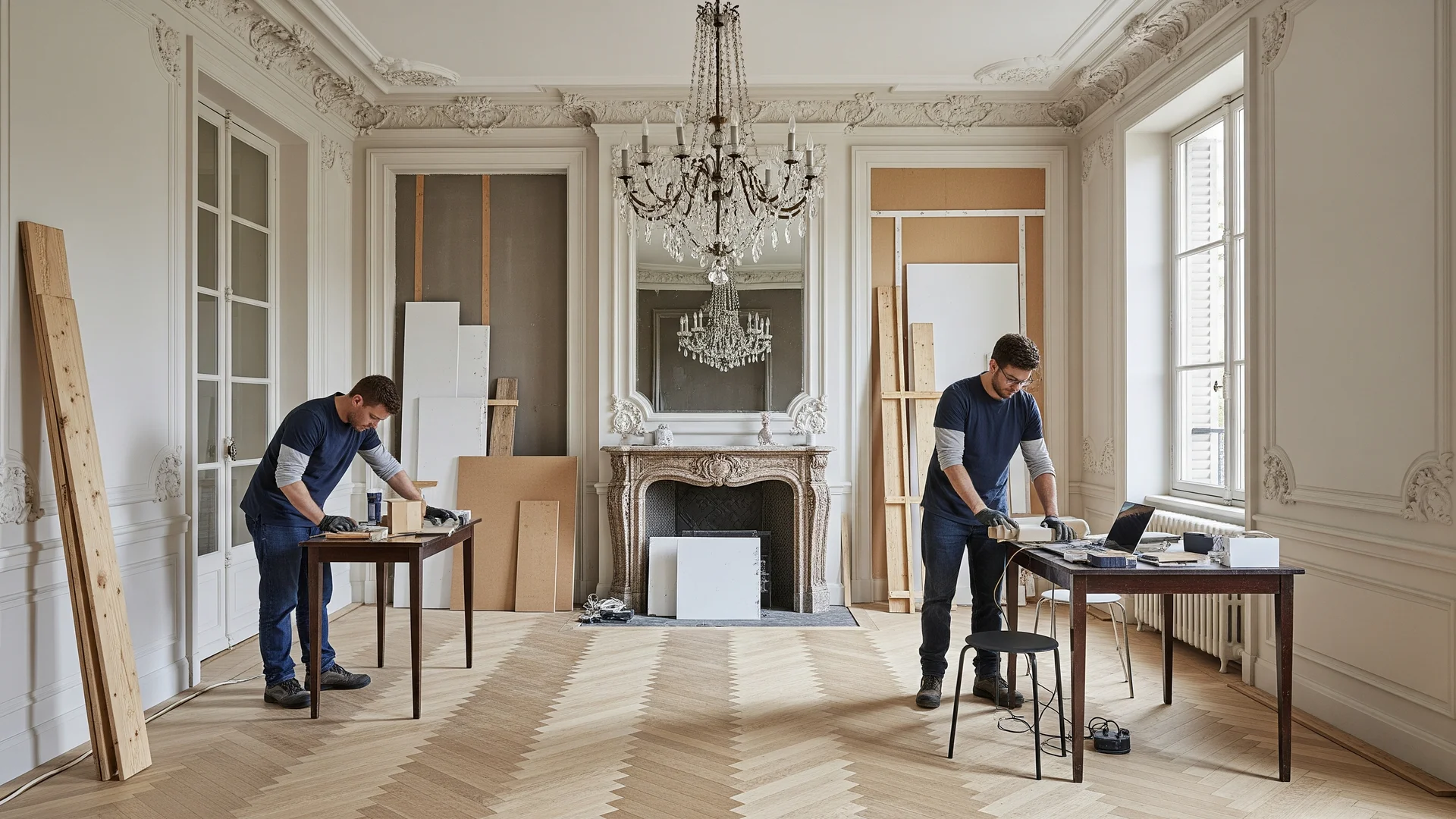 Inspection d'un appartement haussmannien parisien, check-list du chasseur Comète